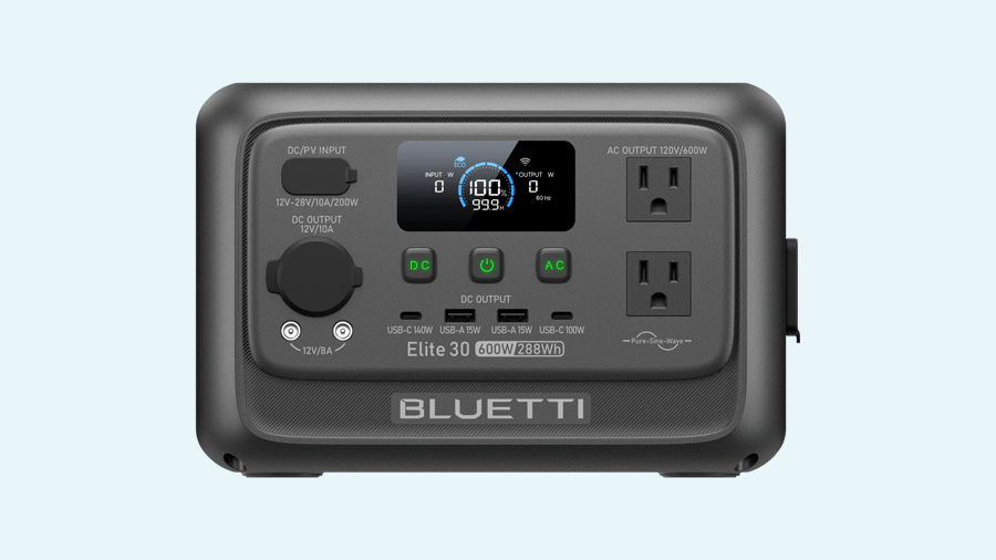 BLUETTI Elite 30 V2 | 288Wh 600W Power Station